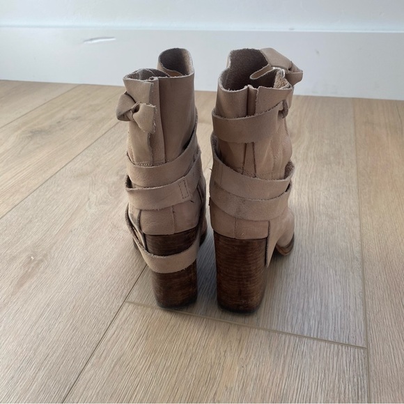 Free People Royal Rush Leather Ankle Boots Size 36 - Picture 6 of 9